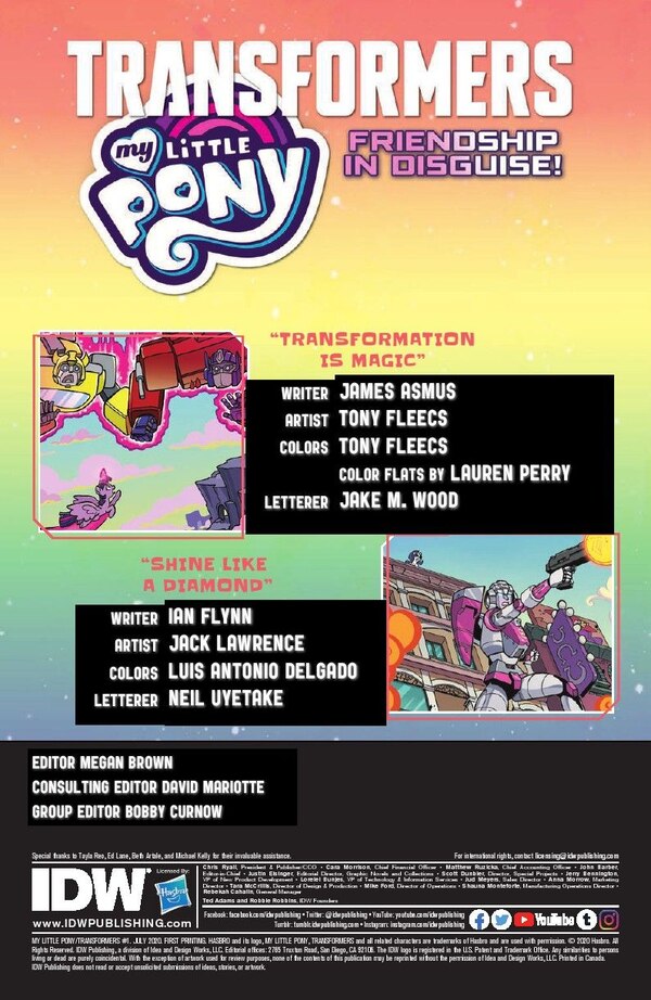 My Little Pony X Transformers Issue No 1 Comic Book Preview  (4 of 9)